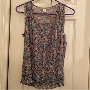 Cute Floral Old Navy Tank